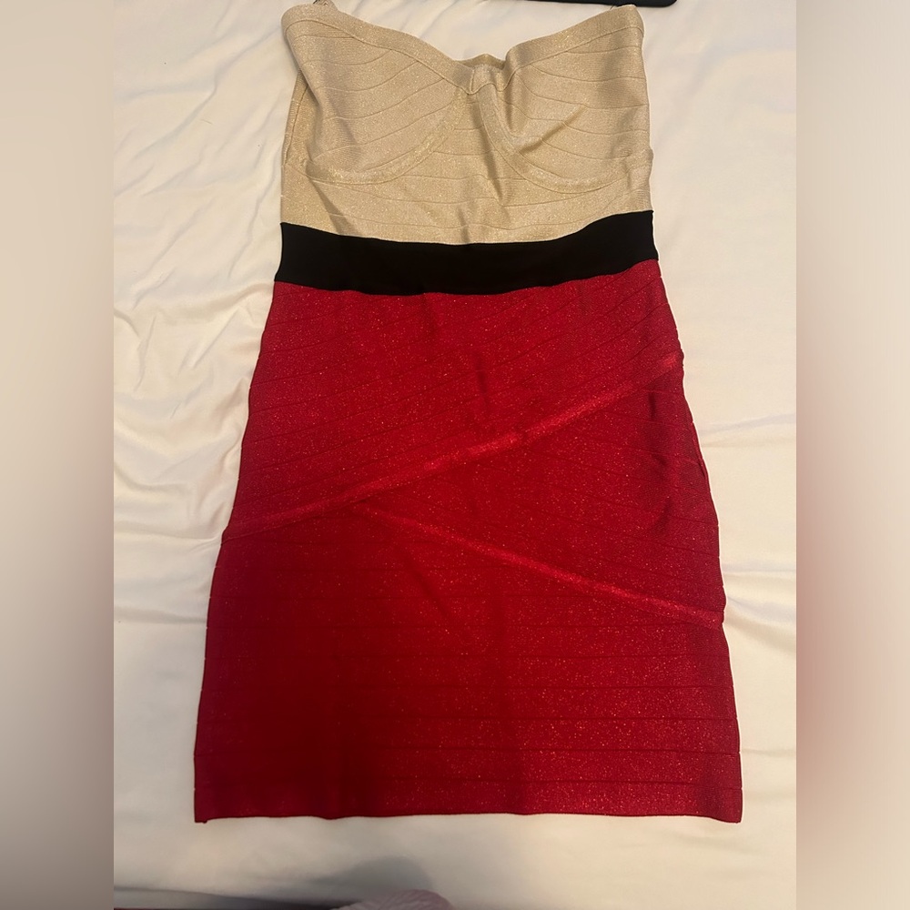 Strapless Bebe Dress